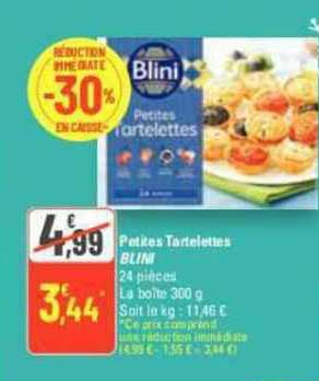 petites tartelettes blini