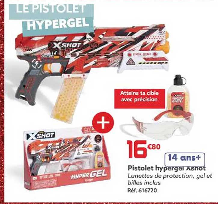 Pistolet Hypergel Xshot