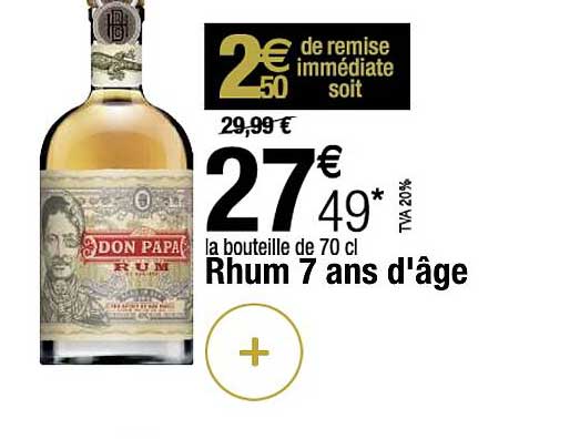 rhum 7 ans d'âge don papa
