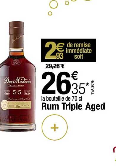 rum triple aged des maderas