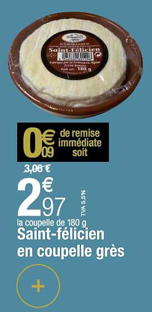 saint-félicien en coupelle grès