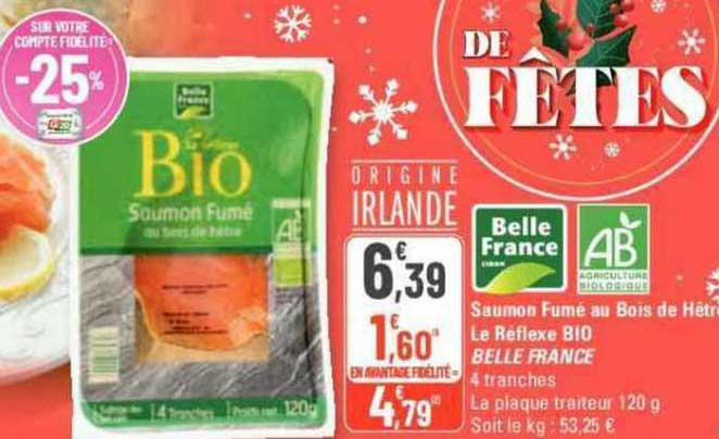 Saumon Fumé Au Bois De Hêtre Le Réflexe Bio Belle France