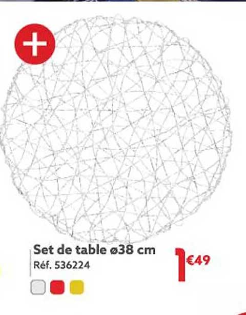 set de table ø38 cm
