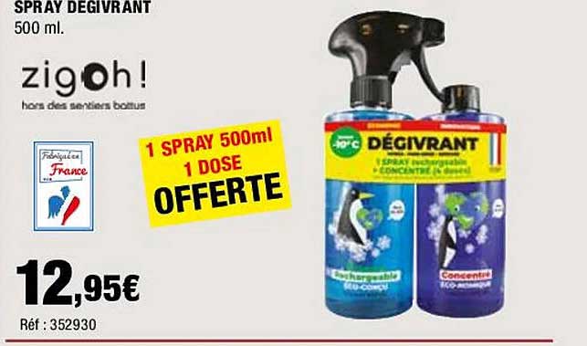 spray dégivrant zigoh !