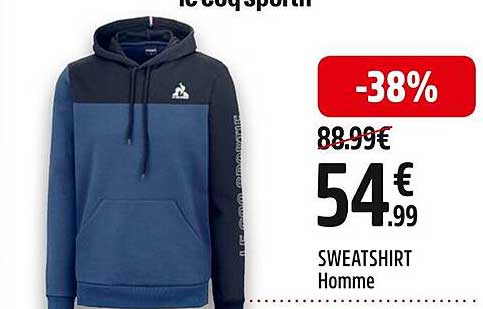 sweatshirt homme le coq sportif