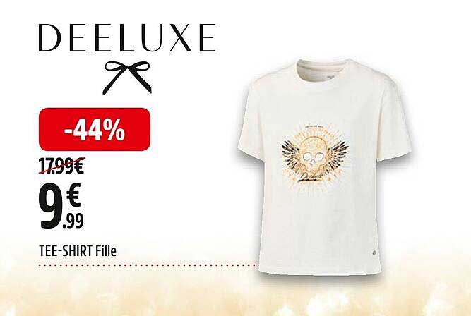 tee-shirt fille deeluxe
