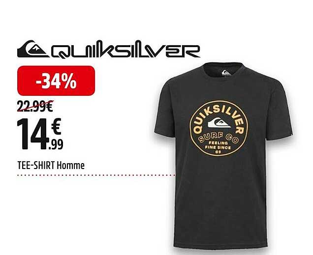 tee-shirt homme quiksilver