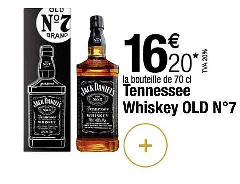 tennessee whiskey old n°7 jack daniel's