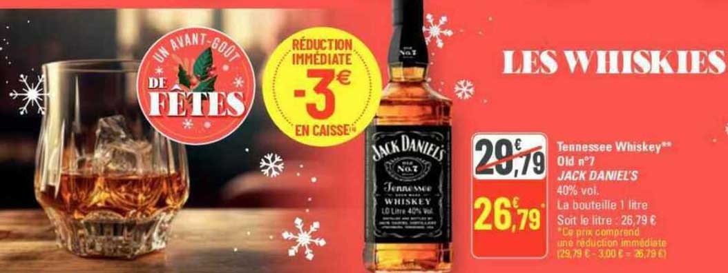 tennessee whiskey old n°7 jack daniel's