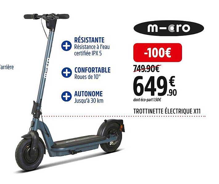 trottinette électrique x11 m-cro