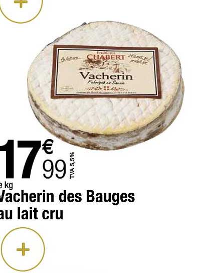 vacherin des bauges au lait cru