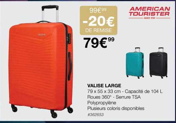 valise large american tourister