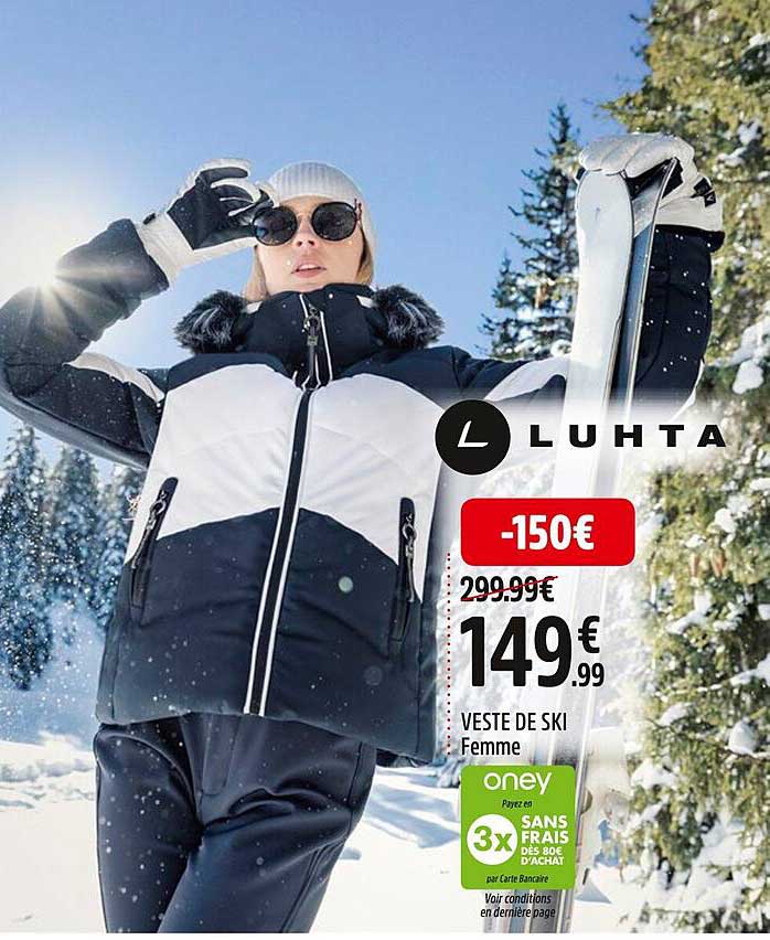 vest de ski femme luhta