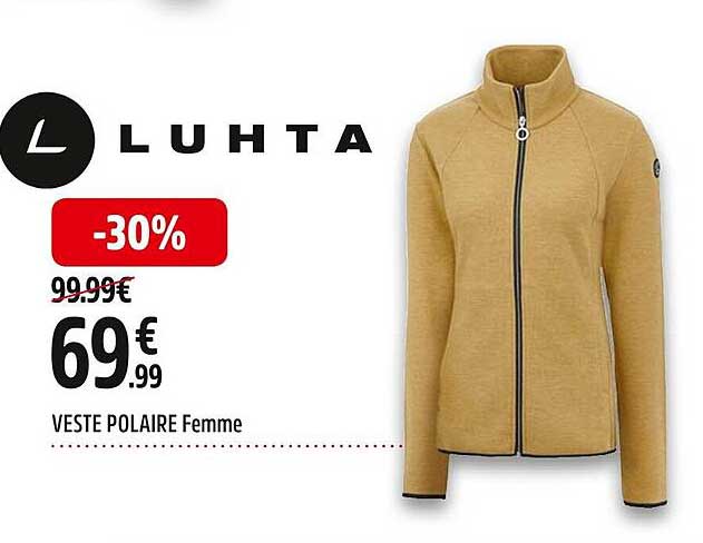 veste polaire femme luhta