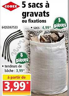 5 sacs à gravats cogex