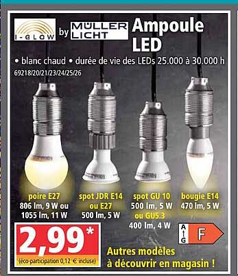 ampoule led i-glow by muller licht