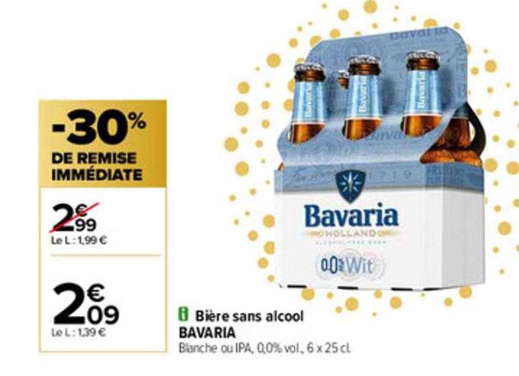 bière sans alcool bavaria