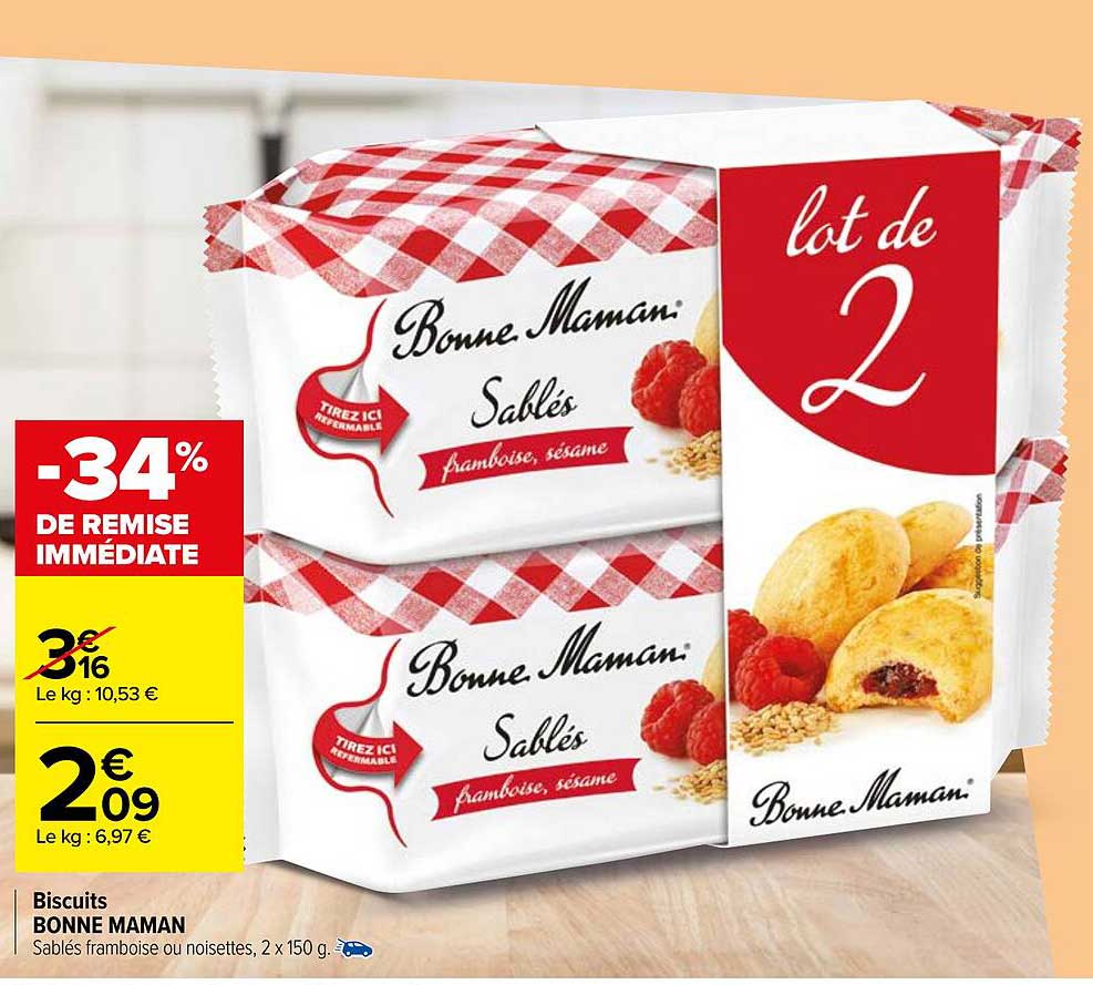 Biscuits Bonne Maman