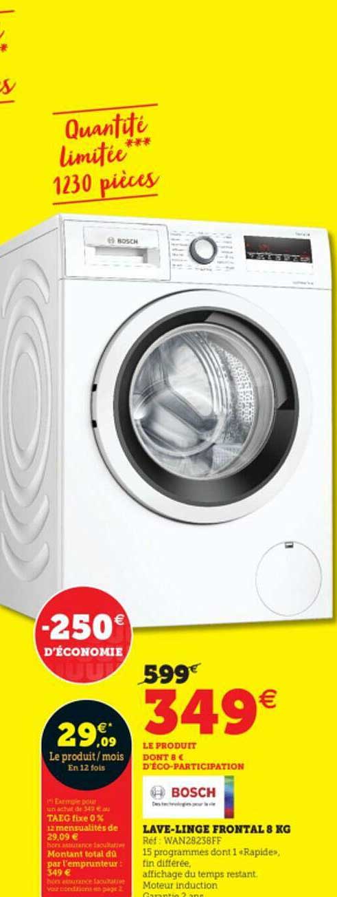 Bosch Lave-ling Frontal 8 Kg