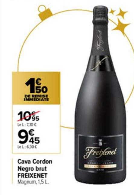 cava cordon negro brut freixenet