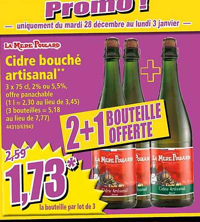 cidre bouchée artisanal la mère poulard