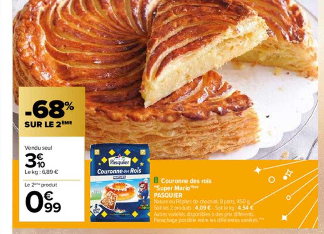 couronne des rois "super mario" pasquier