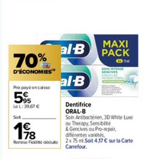 dentifrice oral-b