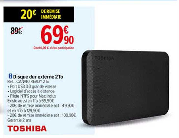 Disque Dur Externe 2To Toshiba