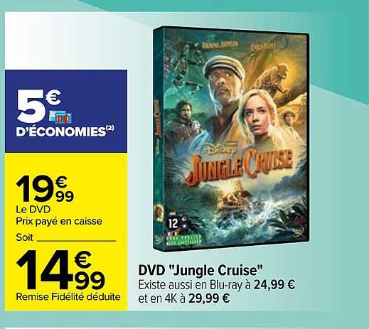 dvd "jungle cruise"