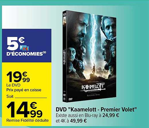 dvd "kaamelott - premier volet"