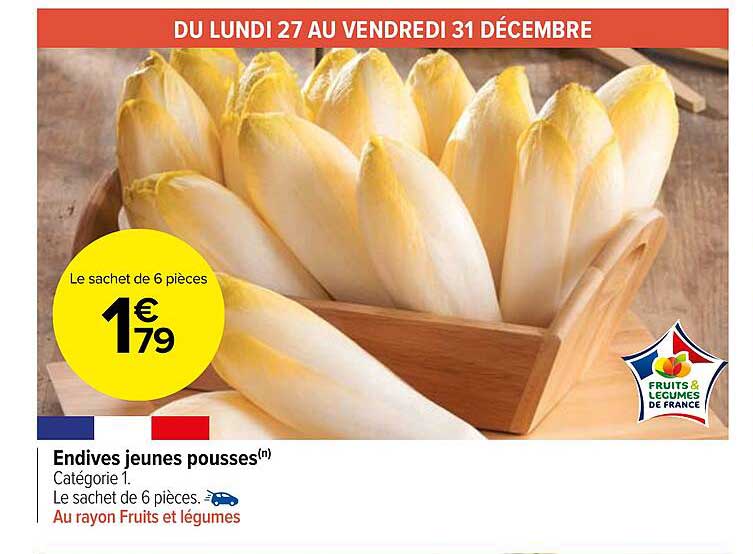 endives jeunes pousses