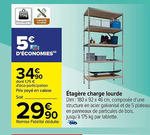 étagère charge lourde