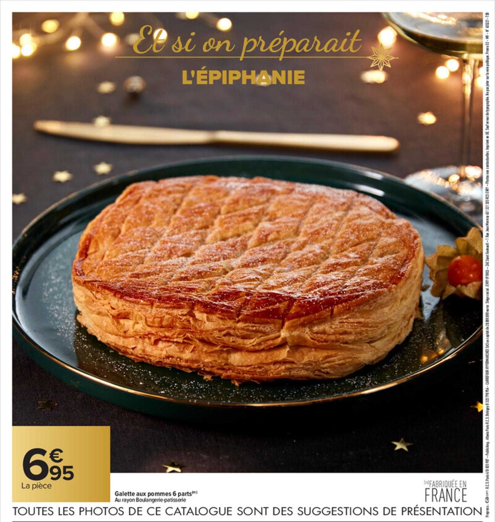 Galette Aux Pommes 6 Parts