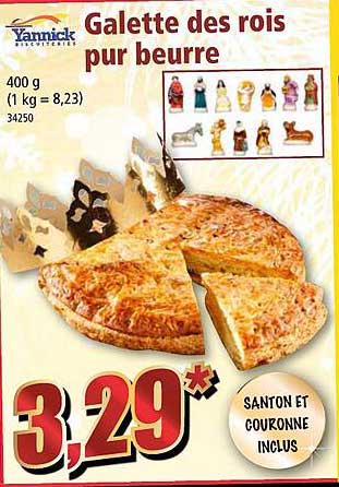 galette des rois pur beurre yannick