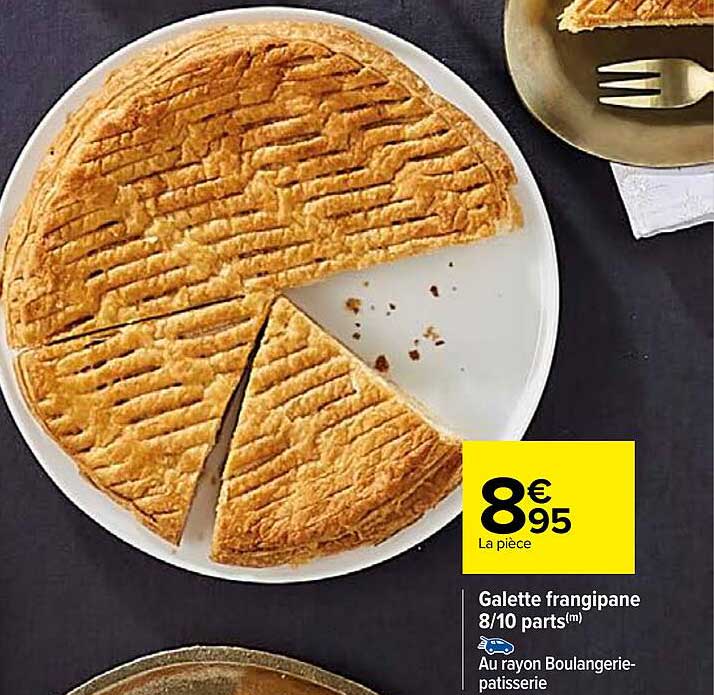 galette frangipane 8-10 parts