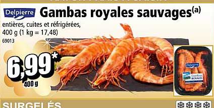 Gambas Royales Sauvages Delpierre