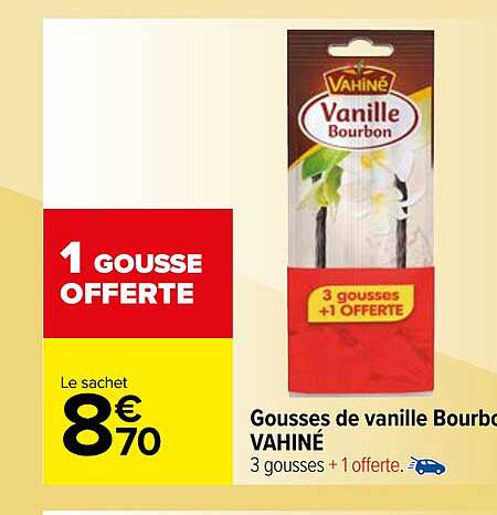gousses de vanille bourbon vahiné