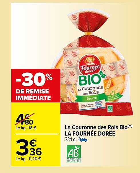 la couronne des rois bio la fournée dorée