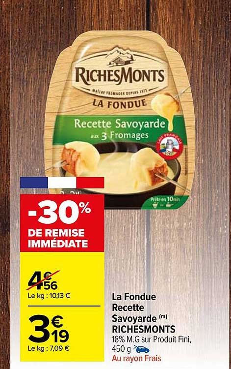 la fondue recette savoyarde richemonts -30% de remise immédiate
