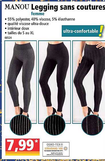 legging sans coutures manou
