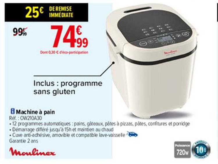 Machine à Pain Moulinex
