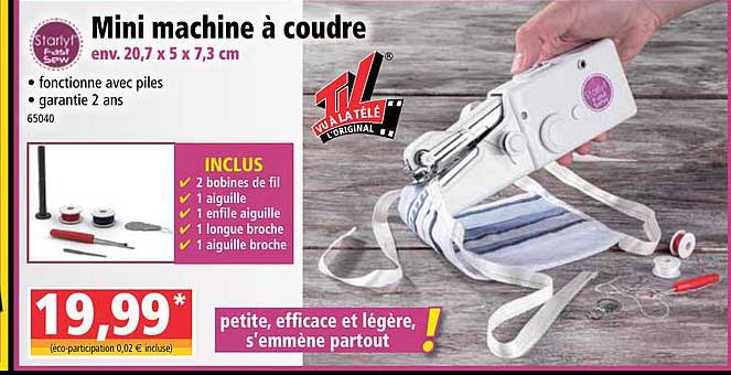 mini machine à coudre