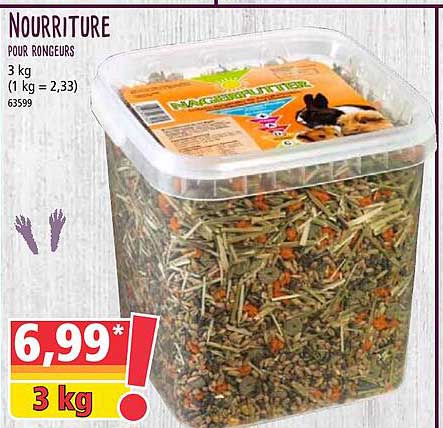 nourriture pour rongeurs