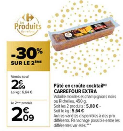 Pâté En Croûte Cocktail Carrefour Extra