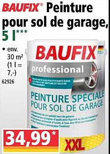 Peinture Pour Sol De Garage, 5l Baufix