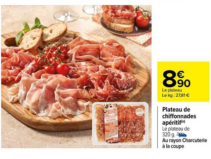 Plateau De Chiffonnades Apéritif