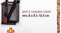 Pot à Crayons Carré