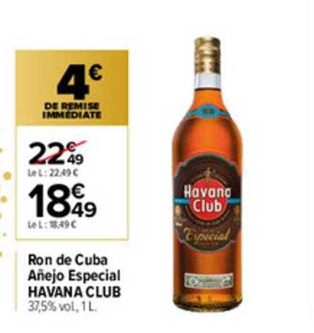 ron de cuba añejo especial havana club