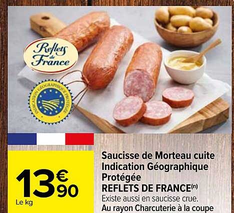 saucisse de morteau cuite indication géographique protégée reflets de france
