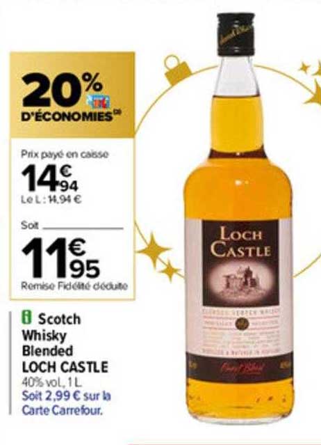 scotch whisky blended loch castle
